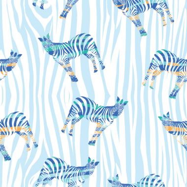 Zebra, hayvan, vektör, illüstrasyon