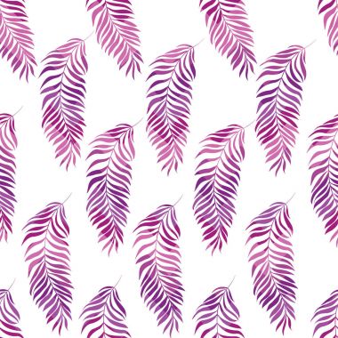 Fern, palm, doğa, vektör, illüstrasyon