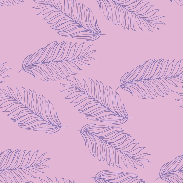 Fern, palm, doğa, vektör, illüstrasyon