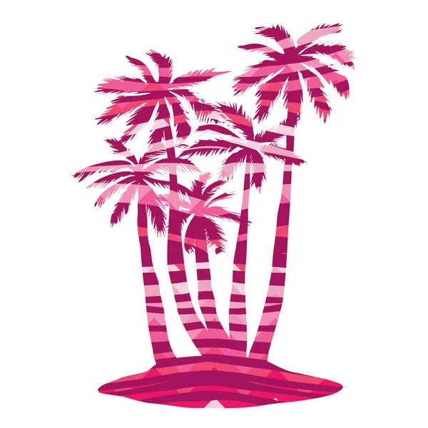 Palm tree, természet, vektor, ábra — Stock Vector