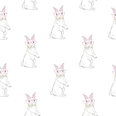 Tavşan, hayvan, illüstrasyon, vektör