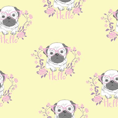 Bulldog model, vektör, illüstrasyon