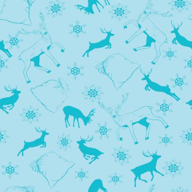 geyik model, vektör, illüstrasyon