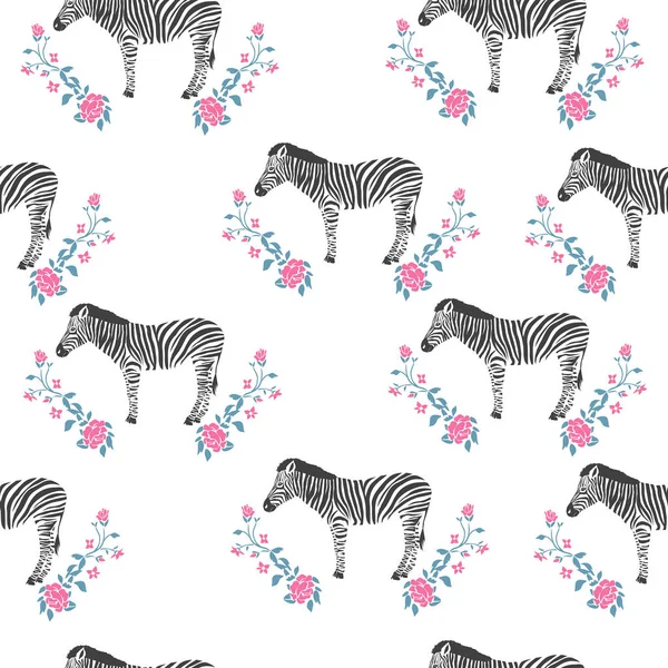 Zebra desen, vektör, illüstrasyon