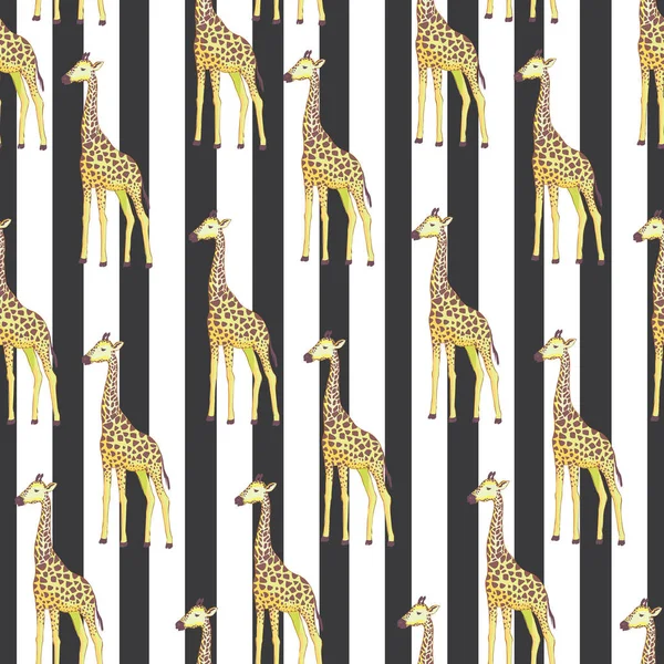 zürafa hayvan, vektör, illüstrasyon