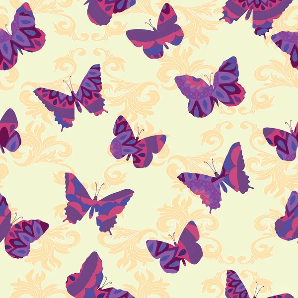 Butterfly Pattern Illustration Vector — Stock Vector