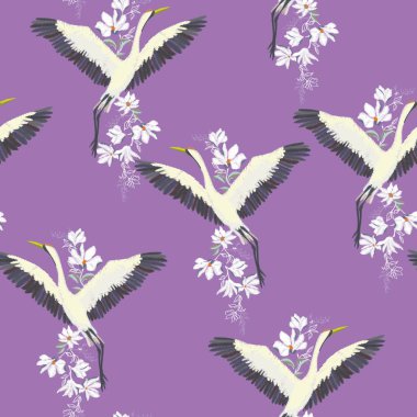 Beyaz Vinçler ile Seamless Modeli