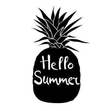 Ananas yaprağı simgesi ile. Beyaz arka plan üzerinde izole tropikal meyve. Yemek, tatlı, egzotik ve summer, vitamin, sağlıklı sembolü. Doğa logosunu görmeniz gerekir. Düz kavramı. Tasarım öğesi vektör çizim