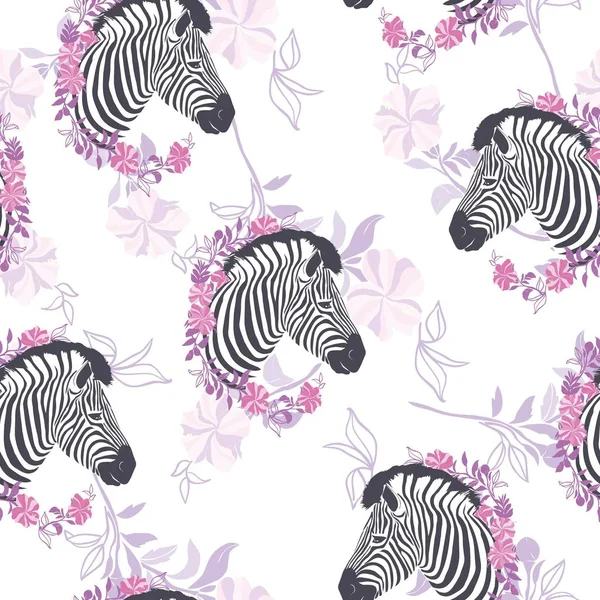 Zebra Stripes Seamless Path — стоковый вектор