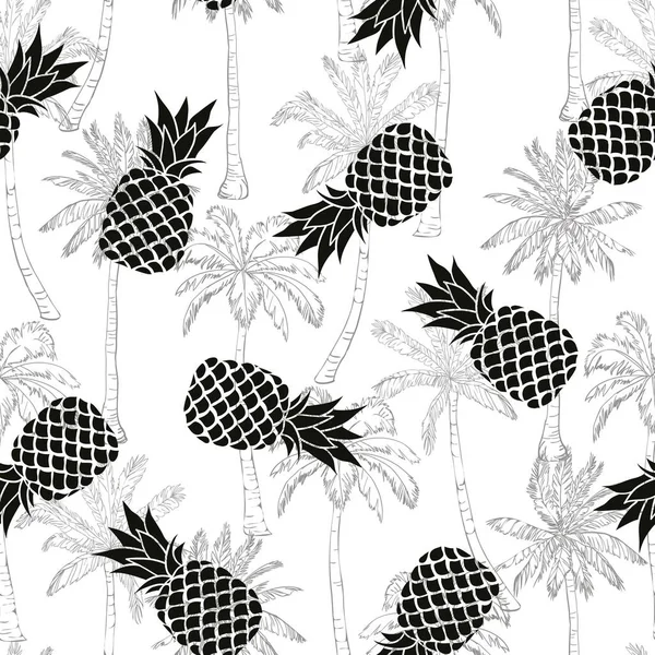 Ananas — Stockvektor