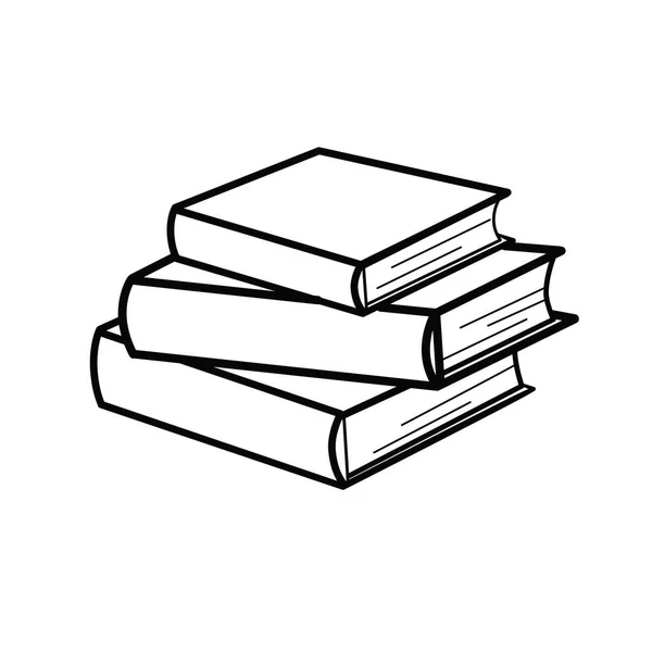 Bocetos Libros Ilustración Vectorial — Vector de stock