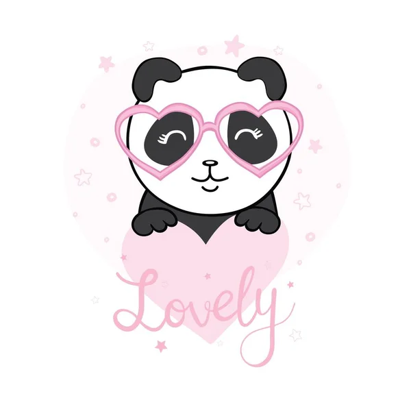 Vecteur Panda Illustration Panda Illustration Vectorielle Vecteur Animal — Image vectorielle
