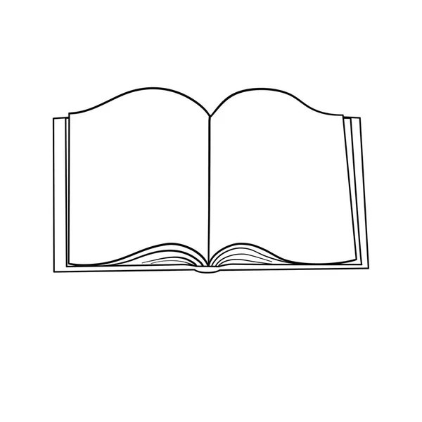 Schetsen Van Boeken Vectorillustratie — Stockvector