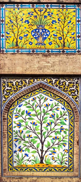 Islamic mosaic art frames in the wall