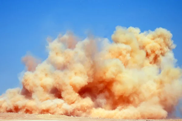 Tormenta Polvo Desierto Omán —  Fotos de Stock