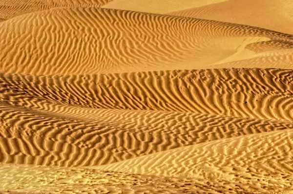 Волнистые Песчаные Дюны Аравийской Пустыне — стоковое фото