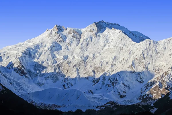 Macizo Montaña Nanga Parbat Invierno Chilas Gilgit Jalá — Foto de Stock