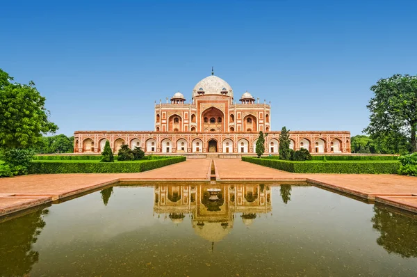 Tomba Del Moghul Humayun Delhi India — Foto Stock