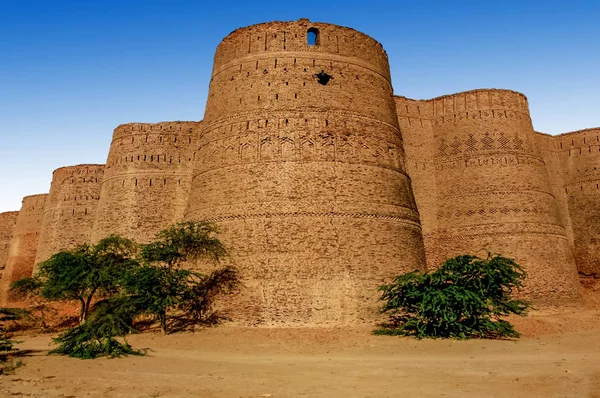 Derawar Fort Cholistan Desert Built 9Th Century — 图库照片
