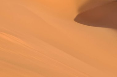 Arap çölünde kum tepecikleri oluşumu