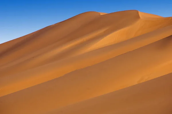 Πλαγιές Αμμόλοφων Στην Αλγερία — Φωτογραφία Αρχείου