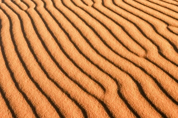 Rippled Pattern Beach Sand — Stock Photo, Image