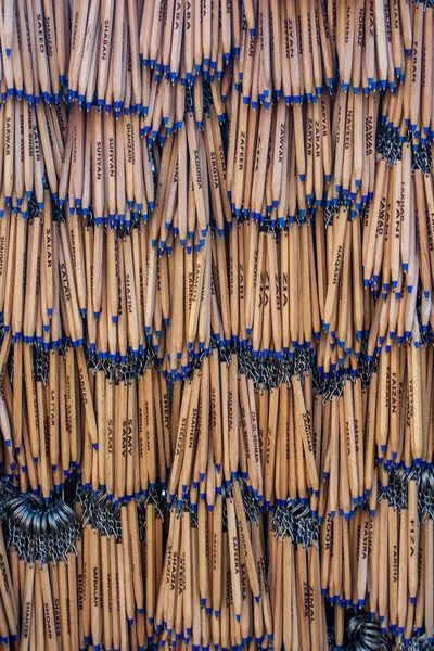 By name key rings being sold on the roadside