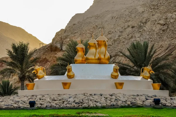 Une Oasis Dans Désert Culture Omanaise Traditionnelle — Photo