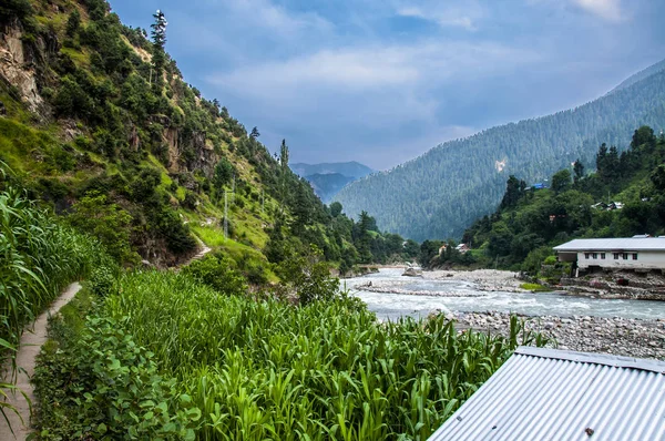 River Kashmir Valley — 스톡 사진