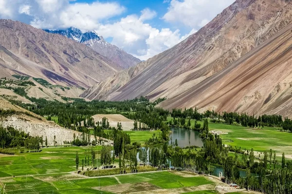 Valle Phandar Cordillera Karakoram — Foto de Stock