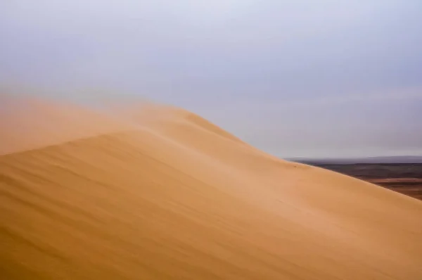 Песчаная Буря Аравийской Пустыне — стоковое фото