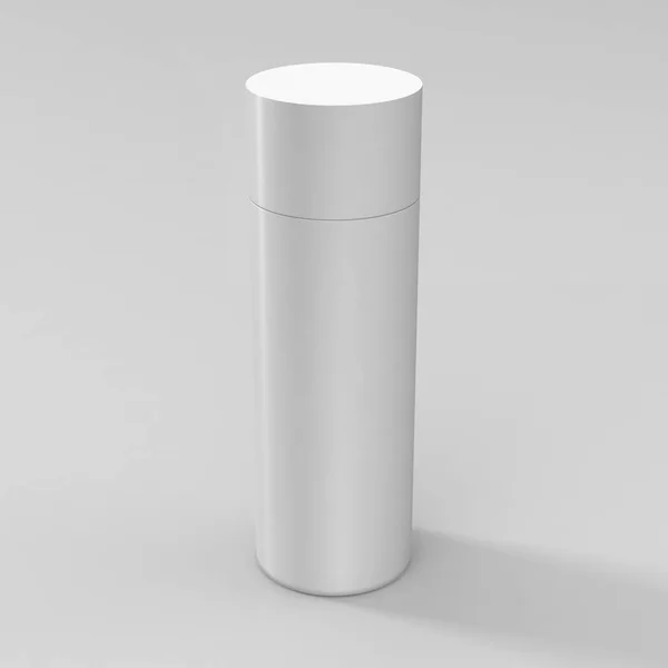 Witte parfum Deodorant Spray fles Mock-Up Set, cosmetische huid zorg verpakking kolf sjabloon. Deodoriser kunststof Stick. 3D illustratie — Stockfoto