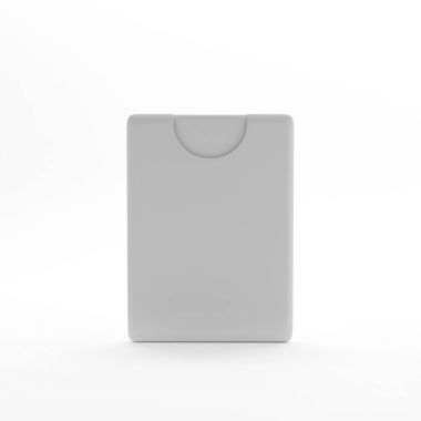 Parfüm Tester Mock-up şablon hazır cep parfüm tasarlamak için tasarım, 3d illüstrasyon izole beyaz arka plan üzerinde