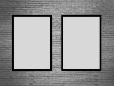 Boş kareleri için posterler, Resimler, sanat, çizimler, sahnelerine ve yazdırma şablonları, alay şablon duvar arka plan üzerinde tasarım, 3d çizim için hazır mısın