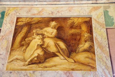 Palazzo Farnese, freskleri bahar Oda