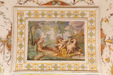 Palazzo Farnese, freskleri bahar Oda