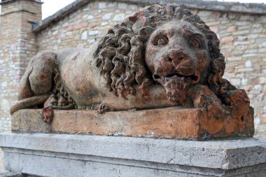 Assisi, küçük kasaba ve umbria, İtalya
