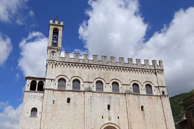 Gubbio wonderfull Konsül Sarayı. Umbria - İtalya
