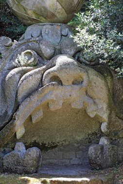 Proteolitik Glauco canavar parkında Bomarzo - İtalya