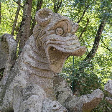 Neptune Bomarzo - İtalya canavar Park'ta