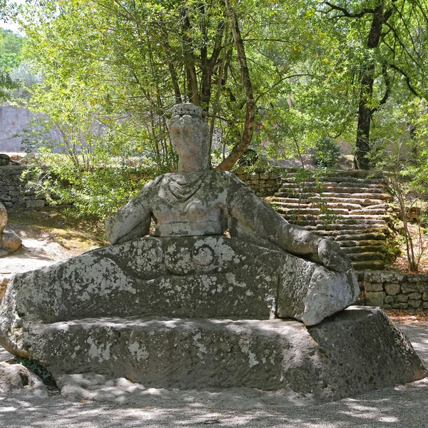 Persephone canavar Park'ta Bomarzo - İtalya — Stok fotoğraf