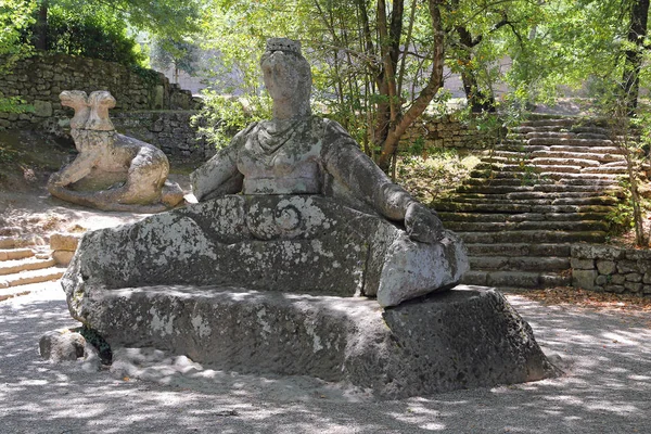 Persephone canavar Park'ta Bomarzo - İtalya — Stok fotoğraf