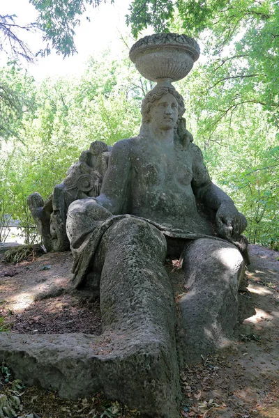 Neptune au Monster Park de Bomarzo - Italie — Photo