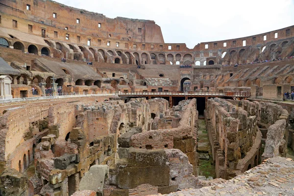 Roma Italië Oktober 2017 Colosseum Colosseum Coloseo Grootste Ooit Gebouwd — Stockfoto