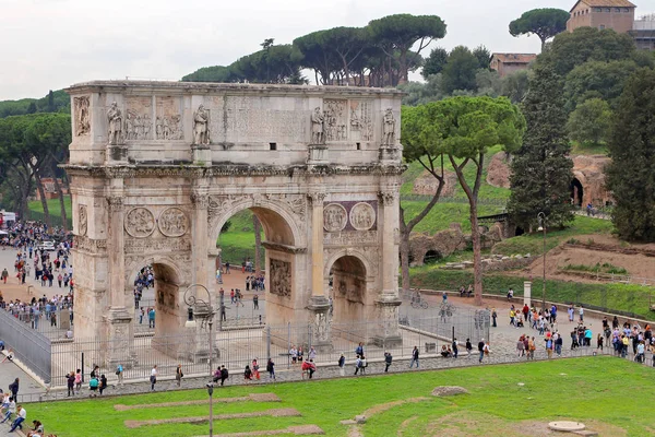 Roma Italy October 2017 Arch Constantine Rome — Stock Photo, Image