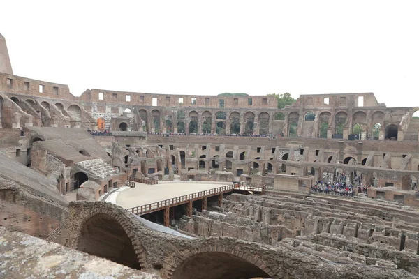 Roma Itálie Října 2017 Koloseum Koloseum Nebo Coloseo Flaviovský Amfiteátr — Stock fotografie