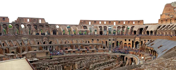 意大利 2017年10月01日 罗马竞技场 竞技场或 Coloseo 弗拉维安露天剧场有史以来最大的标志古罗马帝国 — 图库照片