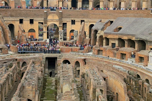 Roma Włochy Października 2017 Koloseum Koloseum Czy Coloseo Amfiteatr Flawiuszów — Zdjęcie stockowe