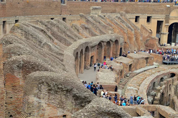 意大利 2017年10月01日 罗马竞技场 竞技场或 Coloseo 弗拉维安露天剧场有史以来最大的标志古罗马帝国 — 图库照片