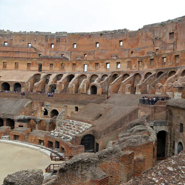 Roma Itálie Října 2017 Koloseum Koloseum Nebo Coloseo Flaviovský Amfiteátr — Stock fotografie